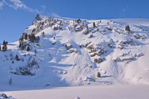 Falkertspitz und Falkertsee im Winter